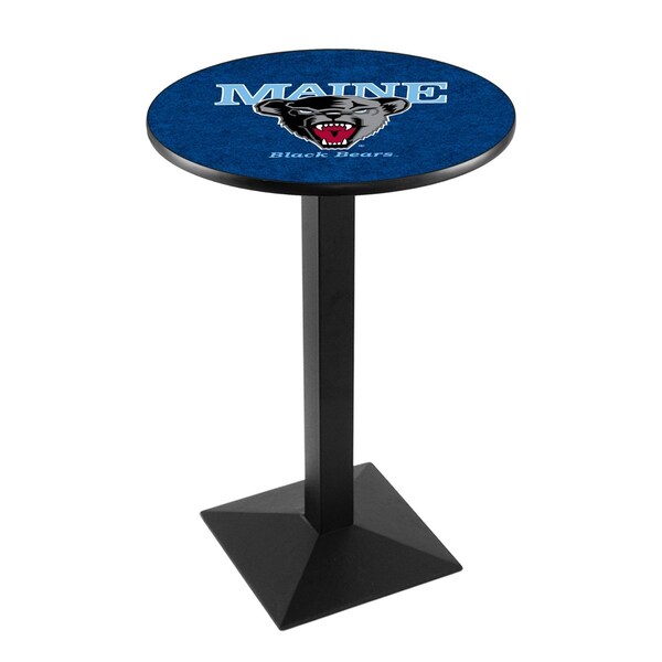 42" Blk Wrinkle Maine Pub Table